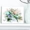 Designart - Textured Floral Watercolor - Extra Large Floral Wall Art